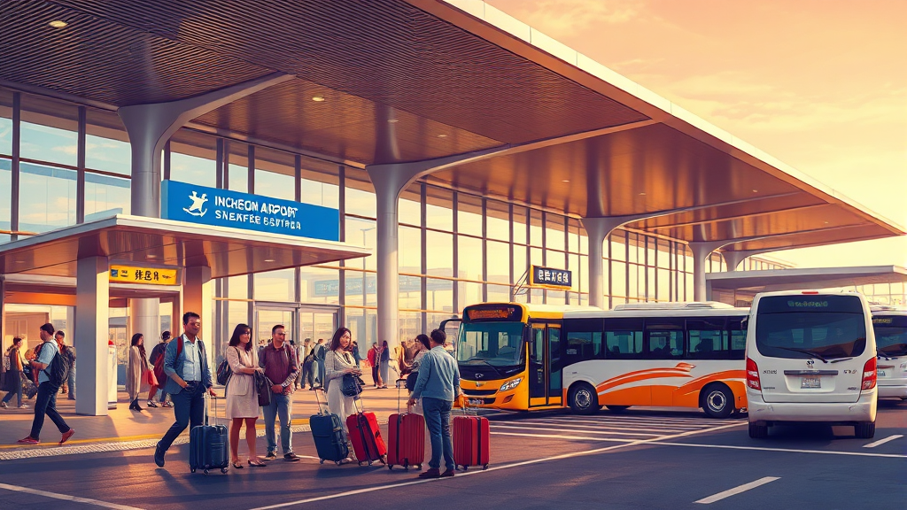 주차 위치 선정 팁: 터미널 근접성 (realistic 스타일)