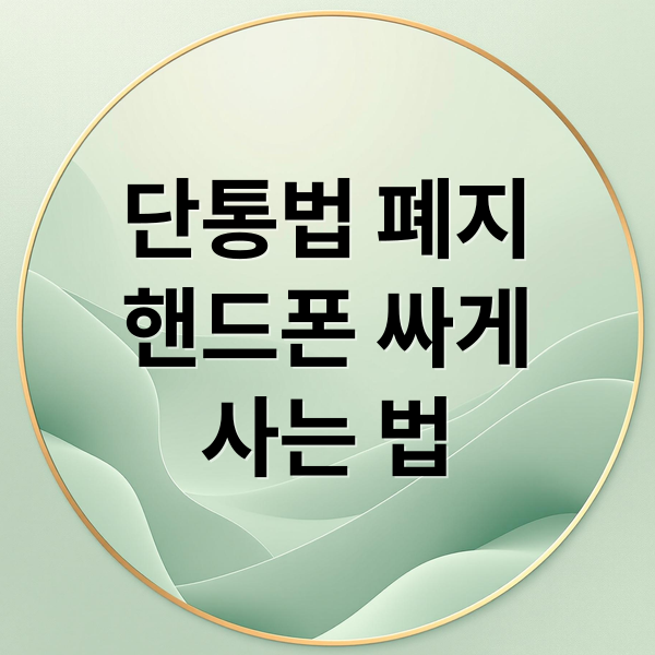 단통법 폐지
핸드폰 싸게
사는 법 (단통법폐지 핸드폰 싸게 사는방법)