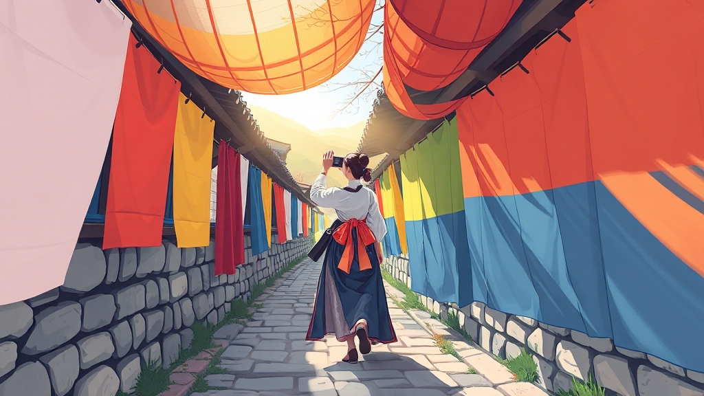 인생샷 보장! 사진 명당 (illustration 스타일)