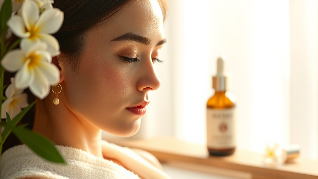 프리미엄 세럼 효과 극대화 사용법 (realistic 스타일)