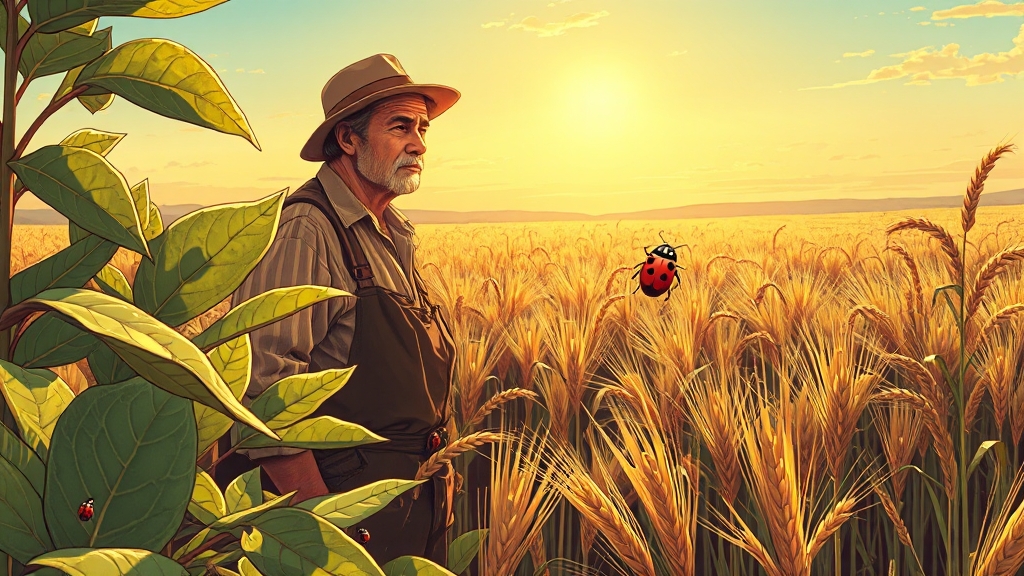 해충 예방 및 방제 (illustration 스타일)