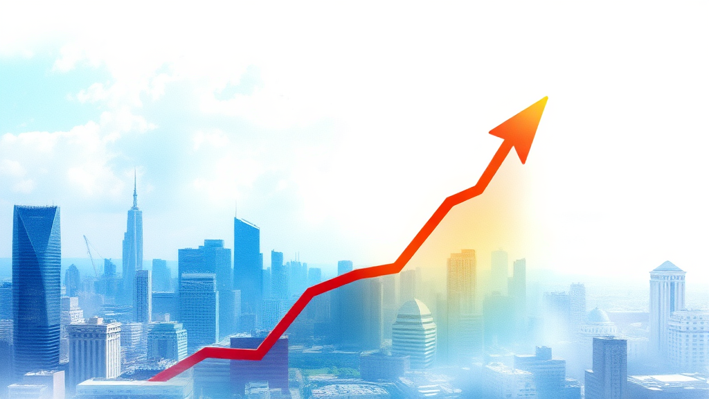 경제 동향 및 시장 분석 (watercolor 스타일)