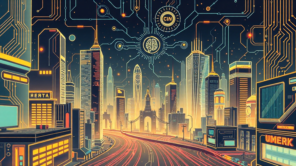 블랙웰 칩이 가져올 AI 혁신 (illustration 스타일)