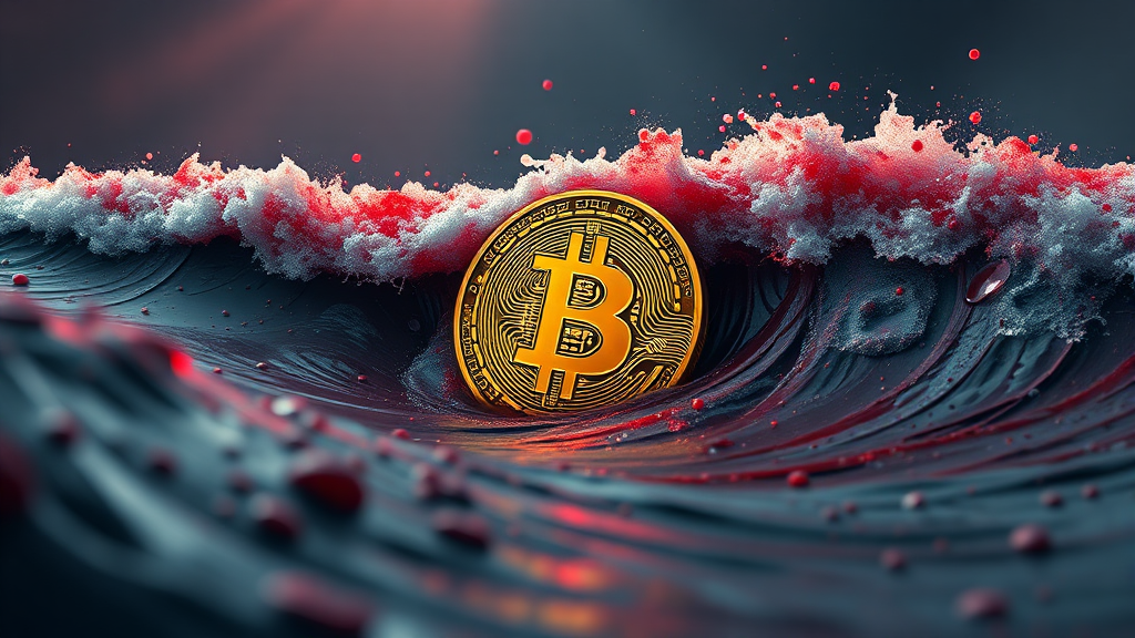 비트코인 폭락, 왜 일어났을까? (realistic 스타일)