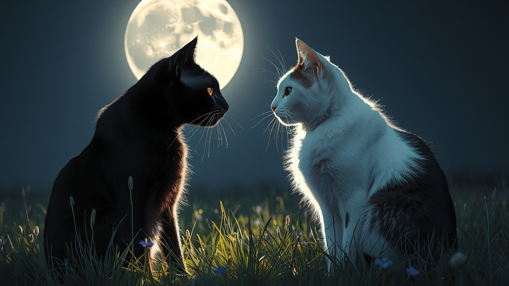 고양이 꿈, 무엇을 상징할까? (realistic 스타일)