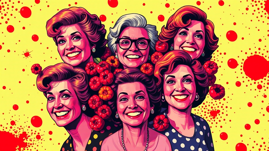 건강한 갱년기, 오디와 함께! (popart 스타일)