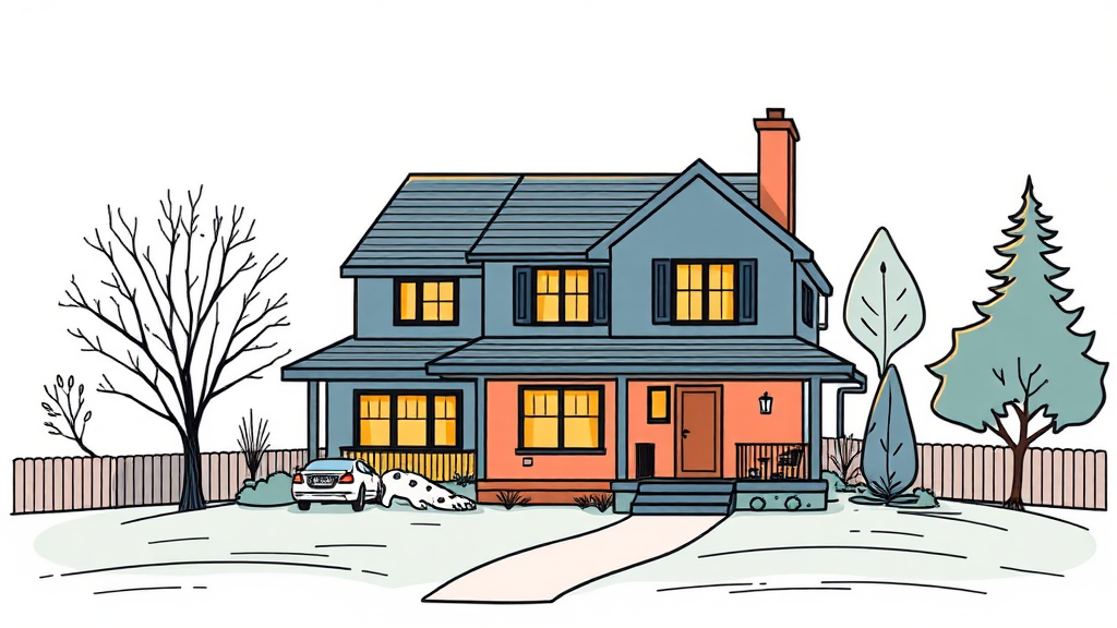 주택 매각 시 세금 절약 전략: 비거주 1주택자 필독 (illustration 스타일)