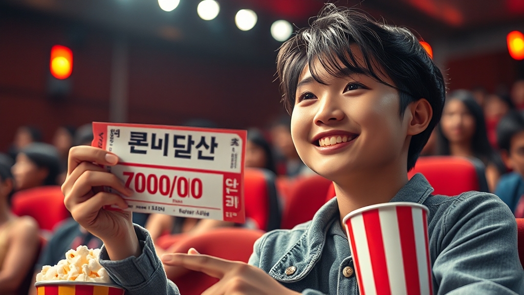 영화 할인: 최신 영화 저렴하게 (realistic 스타일)