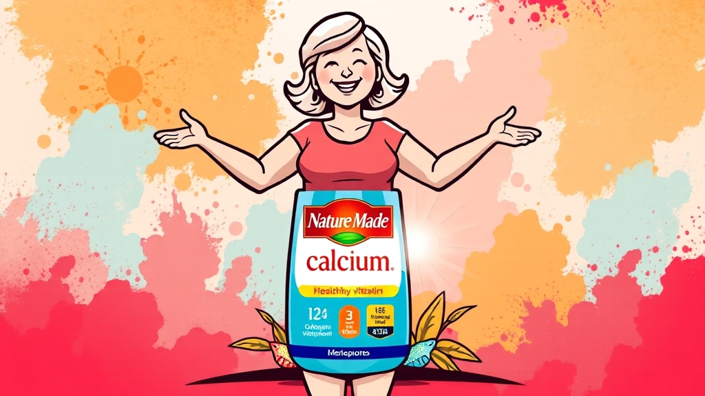 50대 여성을 위한 갱년기 증상 완화 최적의 식품과 영양제 가이드 (25년 최신) 7 종합 비타민, 왜 필요할까요? (cartoon 스타일)