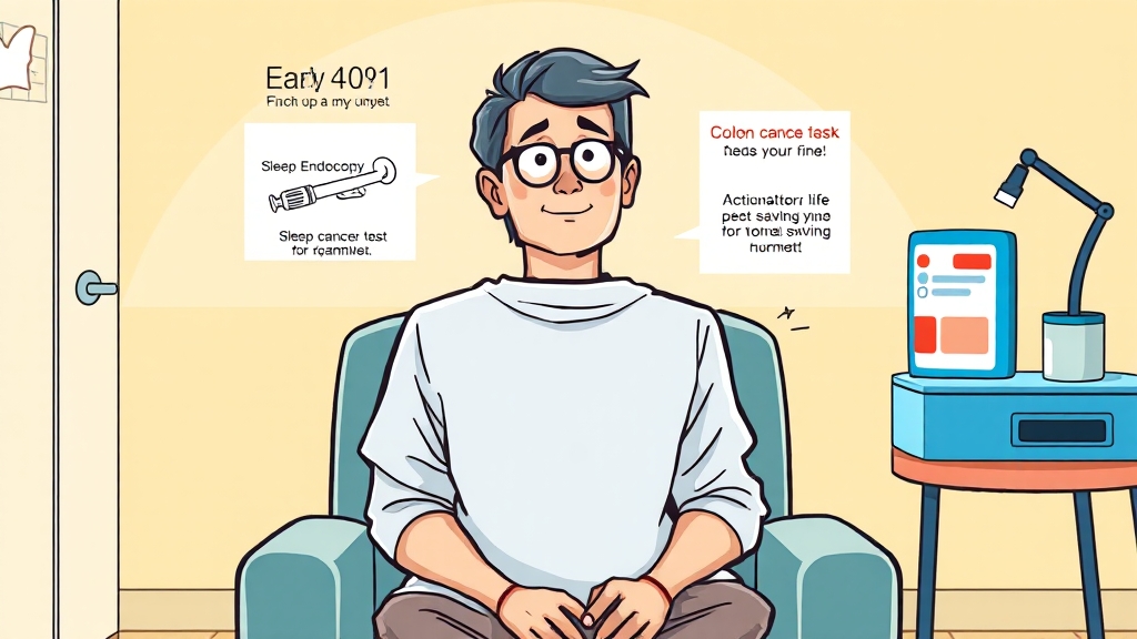 검진 전, 이것만은 꼭! (cartoon 스타일)