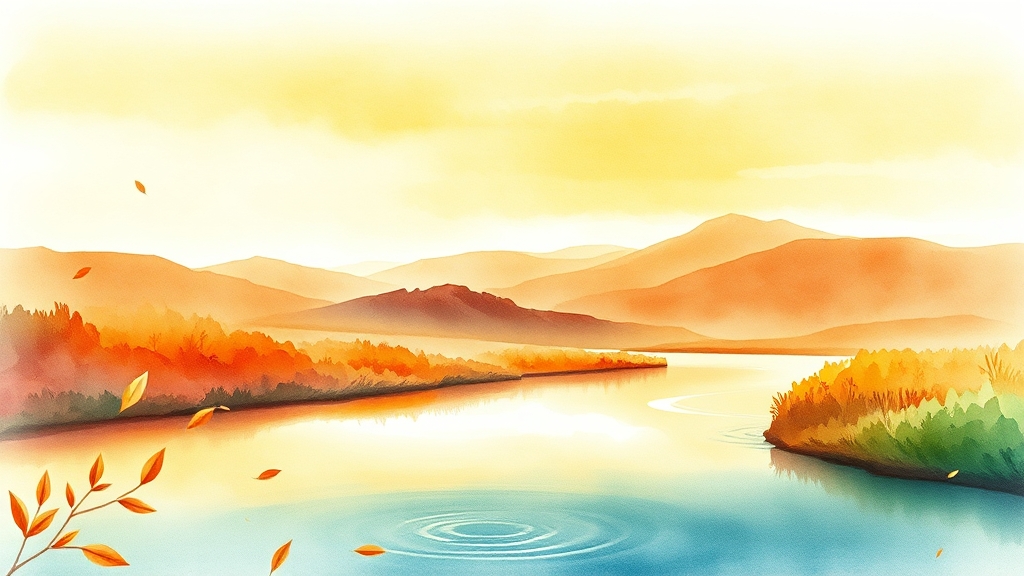 장점과 단점, 이것만 기억하세요 (watercolor 스타일)