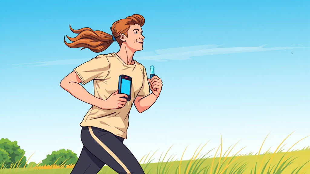 혈당 관리를 위한 식후 걷기 운동 일러스트