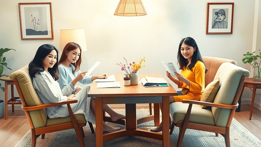 필요 서류 목록 (watercolor 스타일)