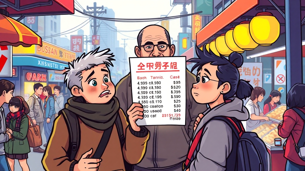 반복되는 바가지 논란 (cartoon 스타일)