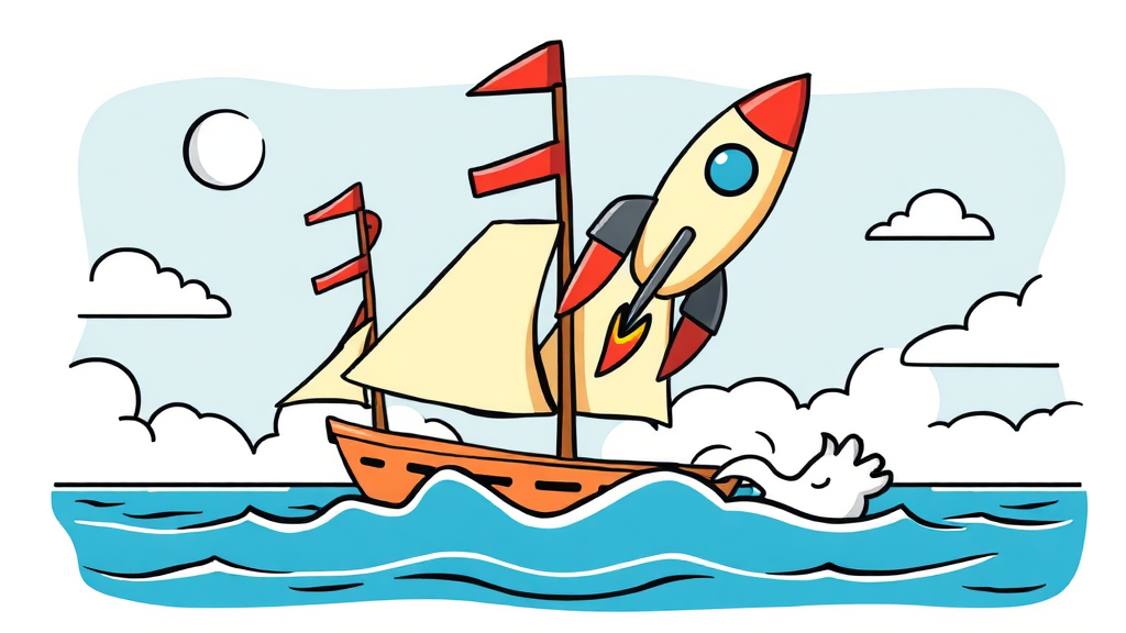 AI 부업의 장점과 단점 (cartoon 스타일)