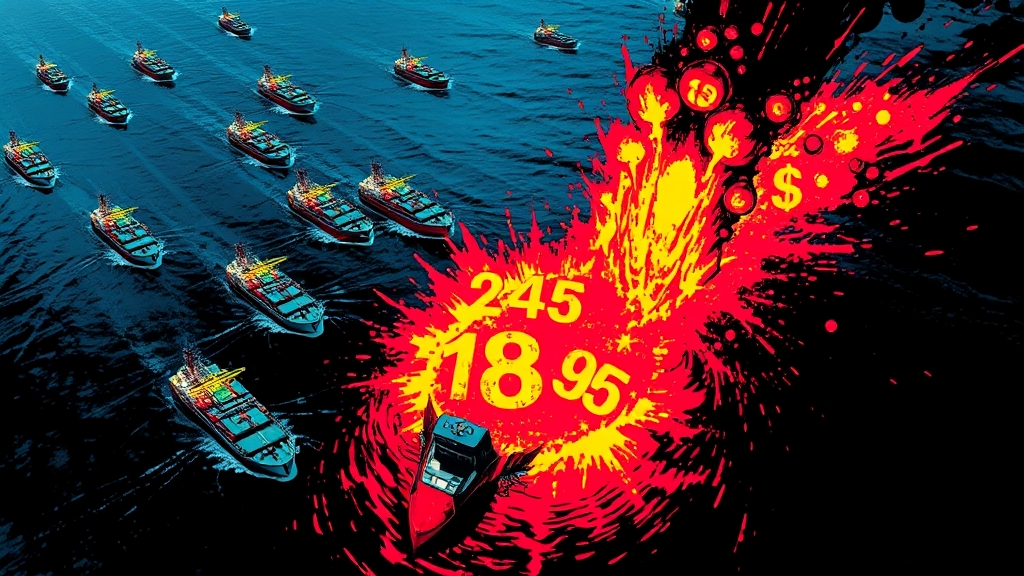 과거 봉쇄 사례, 유가 변동은? (popart 스타일)