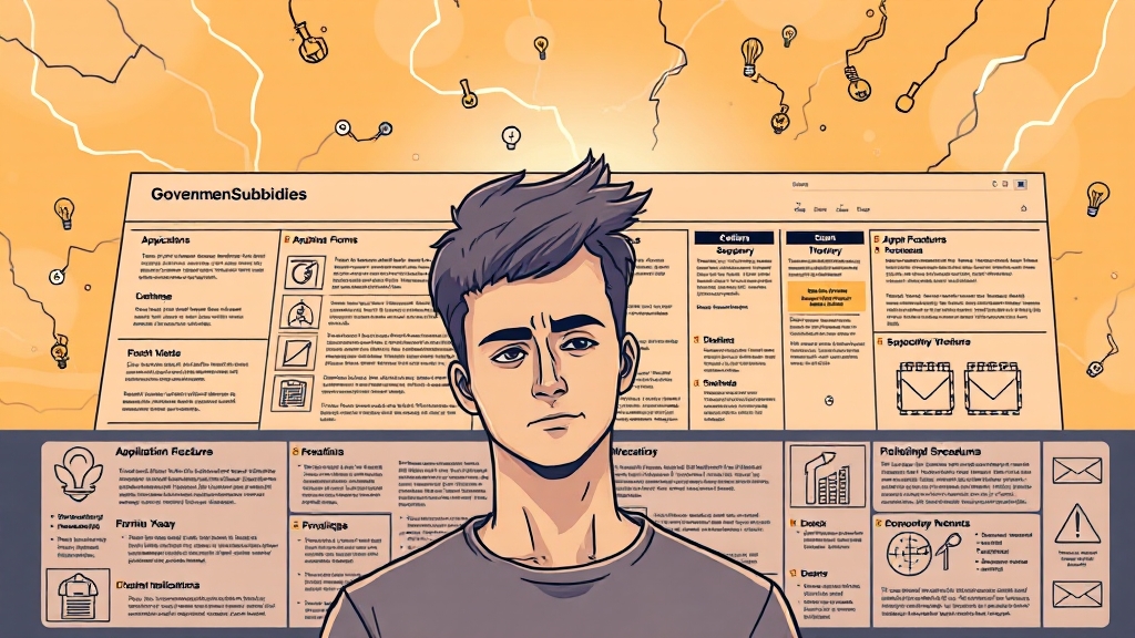 지원금 관련 유의사항 및 문의 (illustration 스타일)