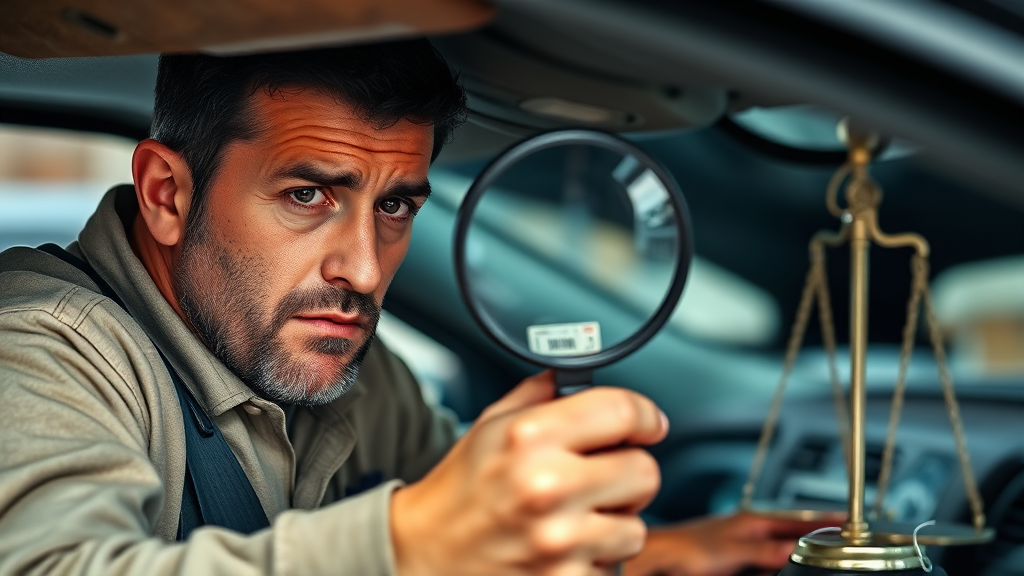 자차처리 시 자기부담금 (realistic 스타일)