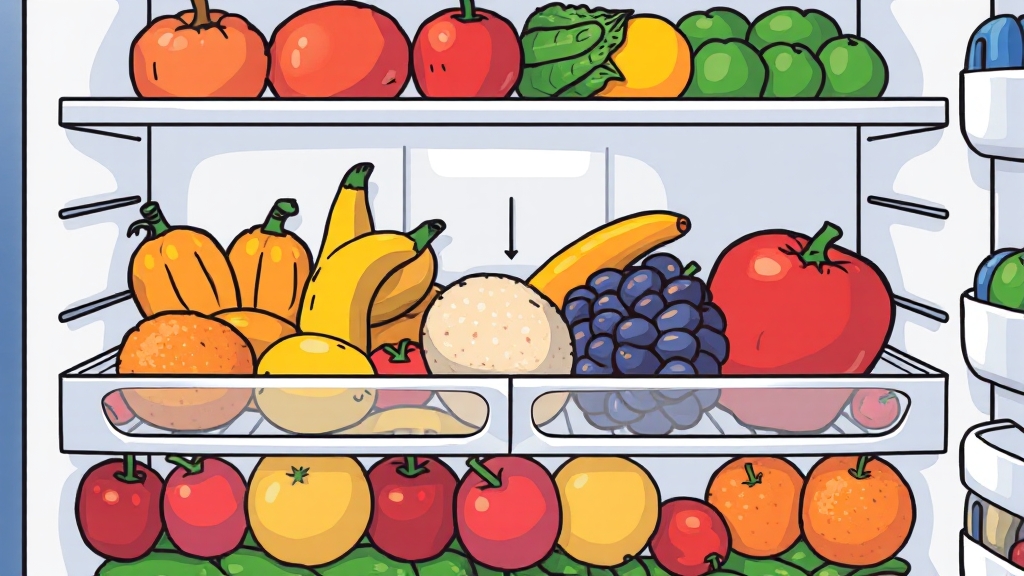 과일 신선 보관법 (illustration 스타일)