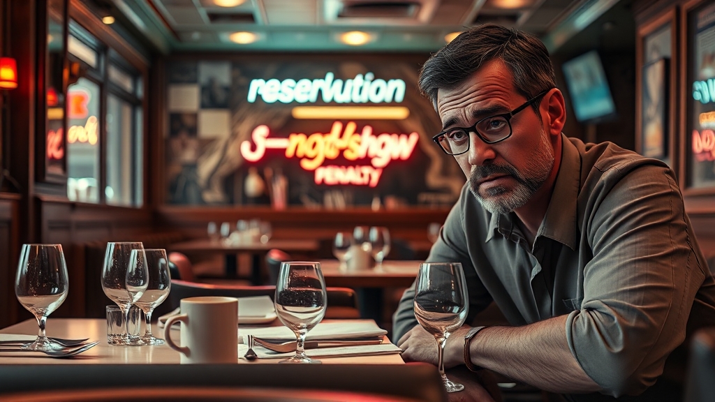 노쇼 위약금 왜 올랐나? (realistic 스타일)