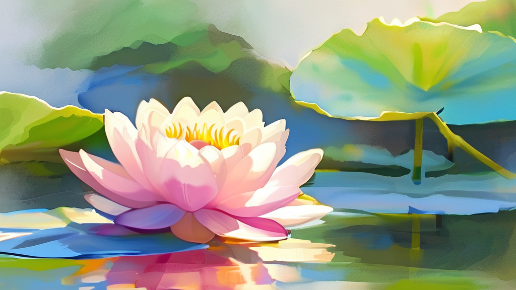 마음챙김 연습, 어떻게 시작할까요? (watercolor 스타일)