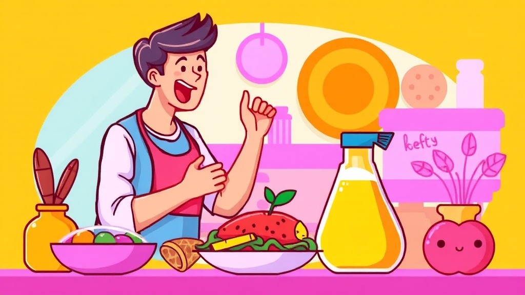 콜레스테롤 관리 방법 (cartoon 스타일)