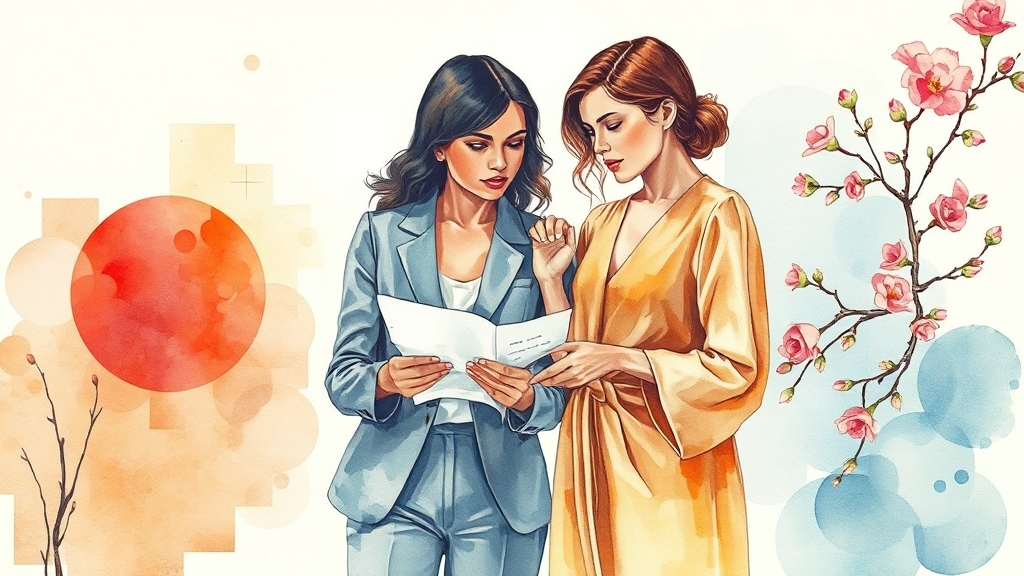 자가 테스트: 당신의 유형은? (watercolor 스타일)