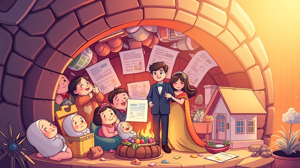 정부 정책 자금 활용 가이드 (cartoon 스타일)