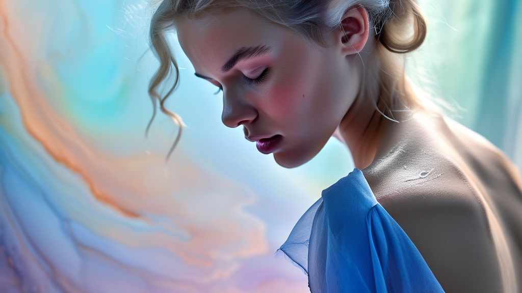 패인 흉터와 심한 흉터, 연고의 한계와 대안 (watercolor 스타일)