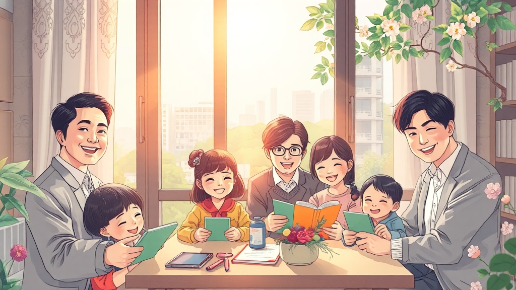 교통, 교육, 생활 인프라 분석 (illustration 스타일)