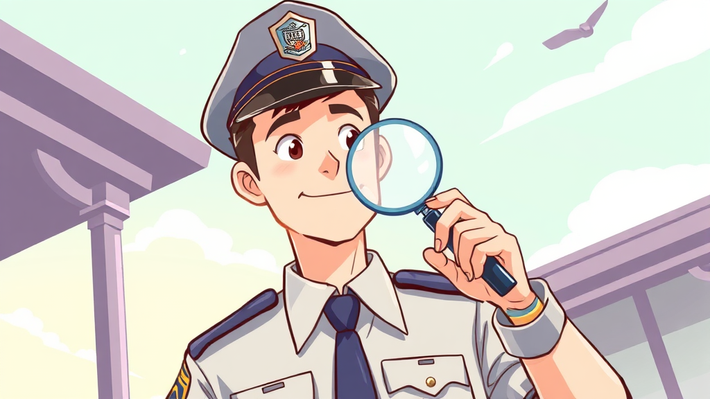 응시 자격, 꼼꼼히 확인하세요! (illustration 스타일)