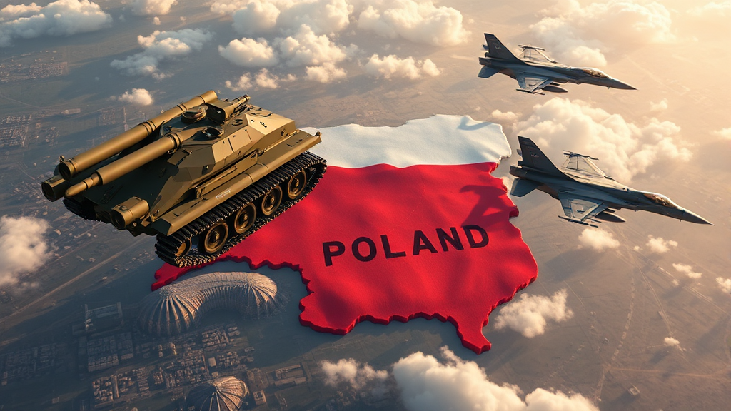 폴란드 대형 계약이 K-방산에 미치는 영향 (realistic 스타일)