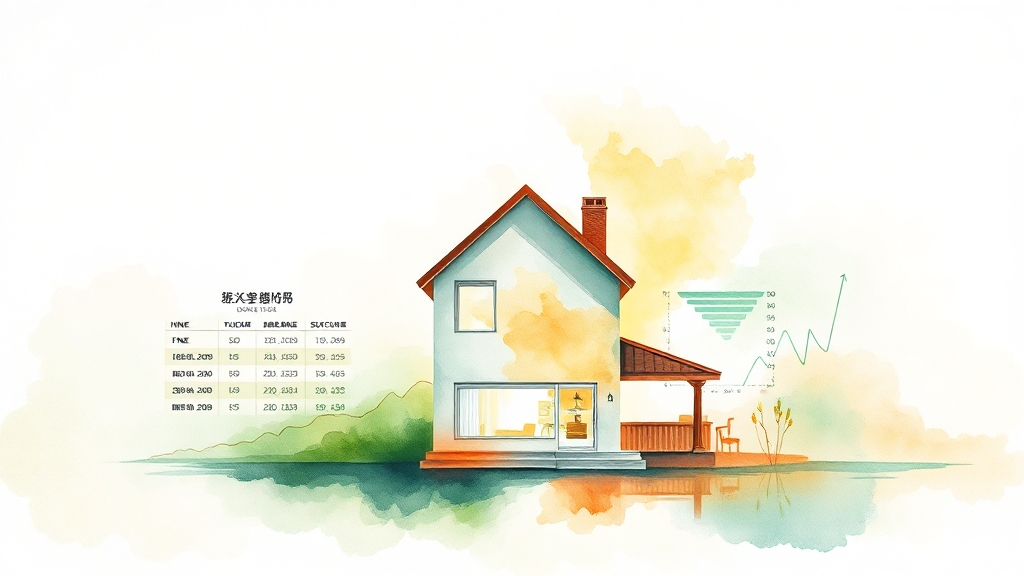 무료 대출 계산기 사이트 추천 (watercolor 스타일)