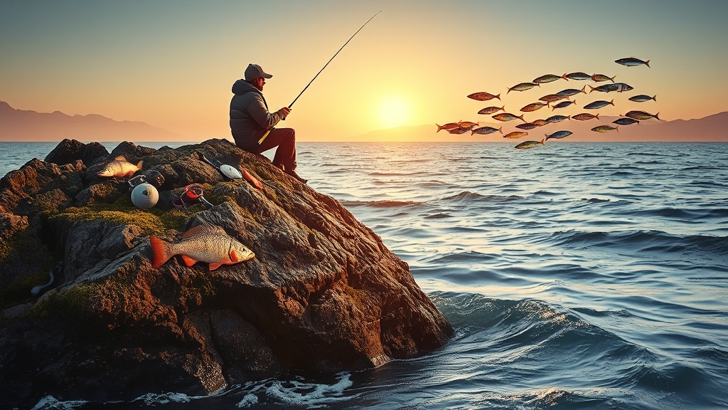 바다낚시 방법 및 낚시 전략 (realistic 스타일)