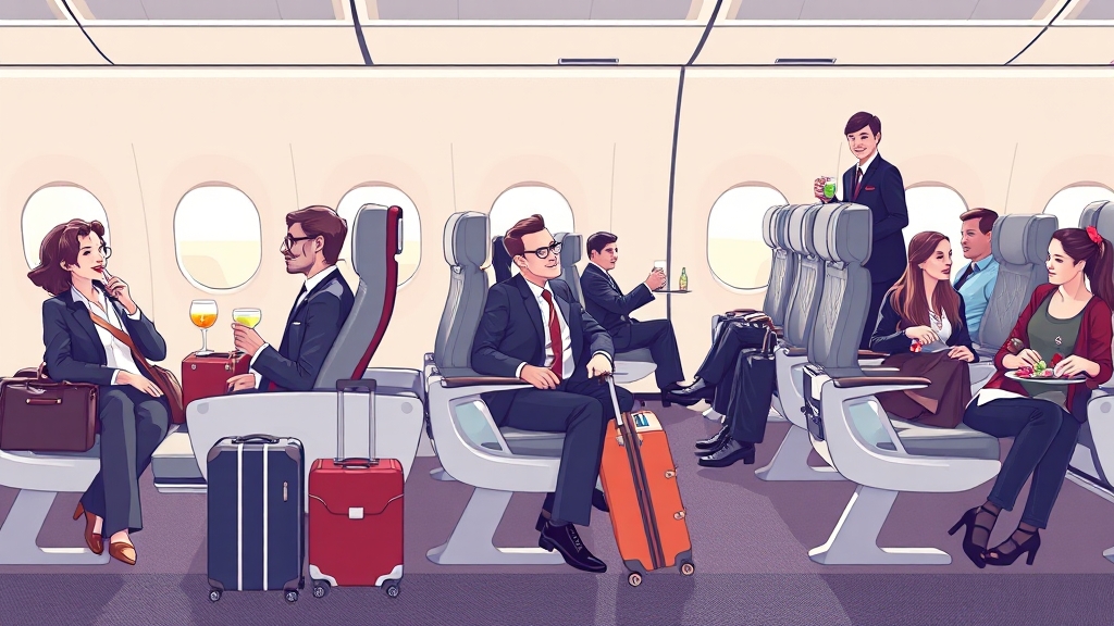 나에게 맞는 좌석 등급은? (illustration 스타일)