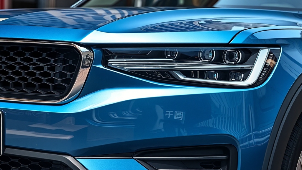 GV70 페이스리프트: 디자인 변화 및 개선점 (realistic 스타일)