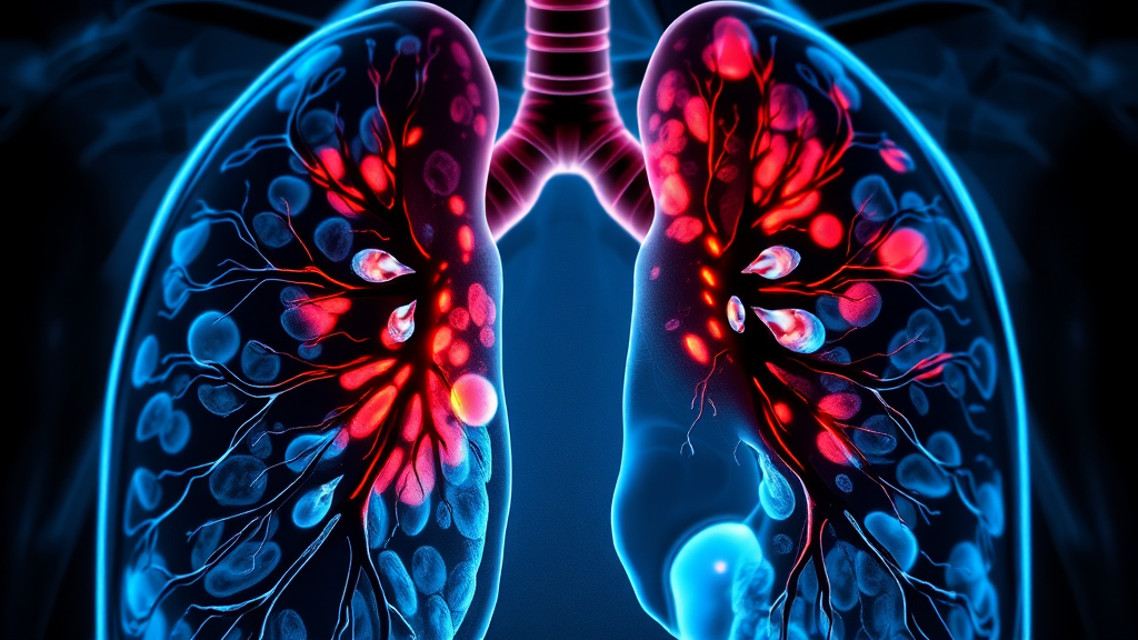 폐결절, 진단 방법은? (realistic 스타일)