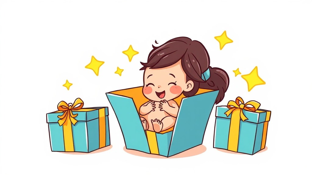 첫만남이용권, 부모급여, 아동수당: 아이에게 꼭 필요한 지원금 알아보기 (cartoon 스타일)