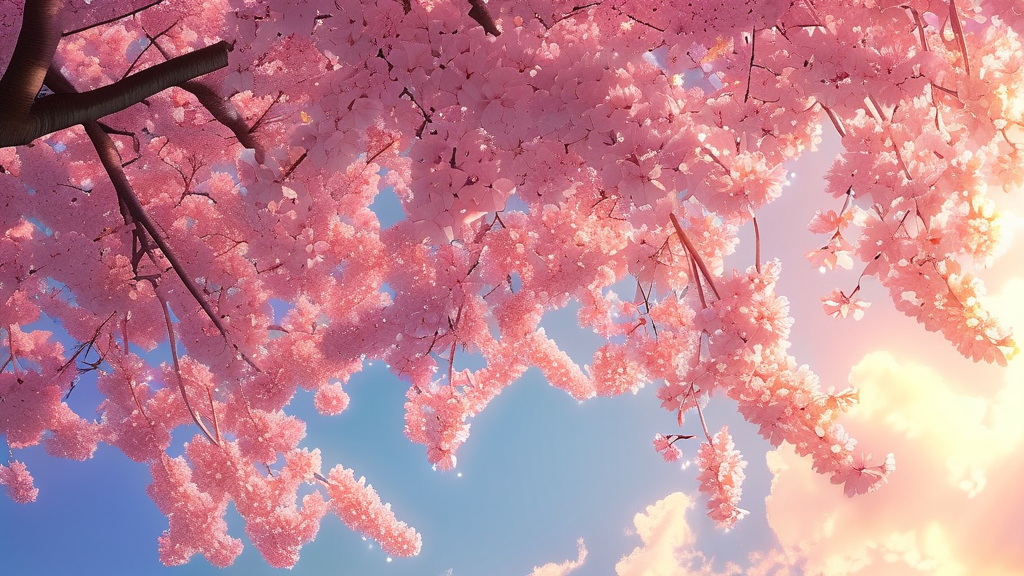 2026년 벚꽃 개화 시기 예측 (realistic 스타일)