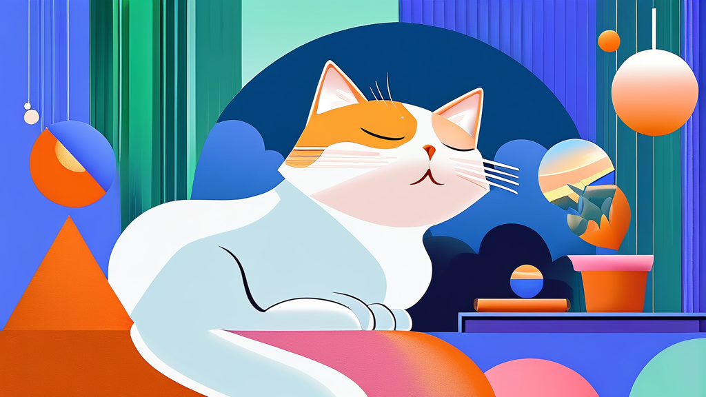고양이 꿈 해몽의 핵심 기준과 종합 해석 (illustration 스타일)