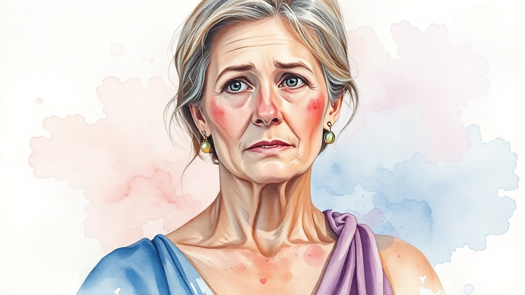 대상포진이란 무엇일까요? (watercolor 스타일)