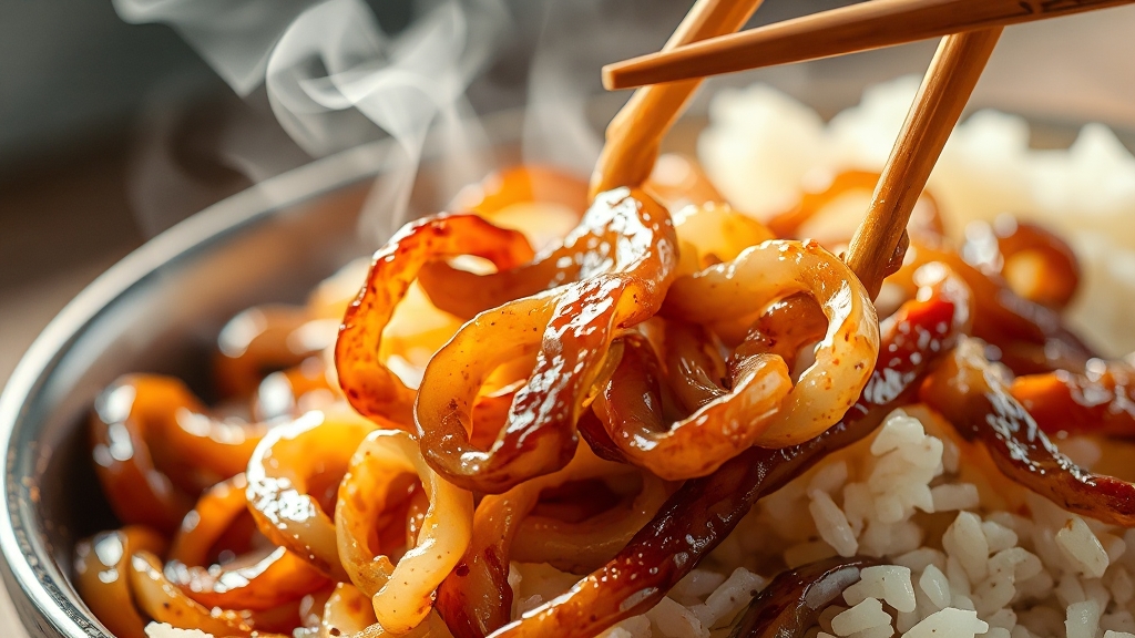 최적의 볶음 시간과 온도 (realistic 스타일)