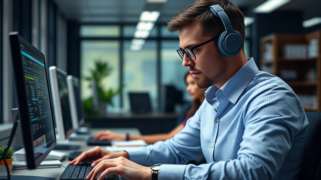 AI 에이전트의 주요 기능 (realistic 스타일)