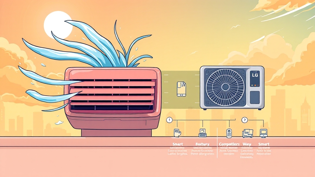 LG 에어컨, 현명하게 선택하세요! (cartoon 스타일)