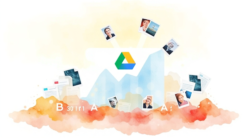 용량 부족, 어떻게 해결할까? (watercolor 스타일)