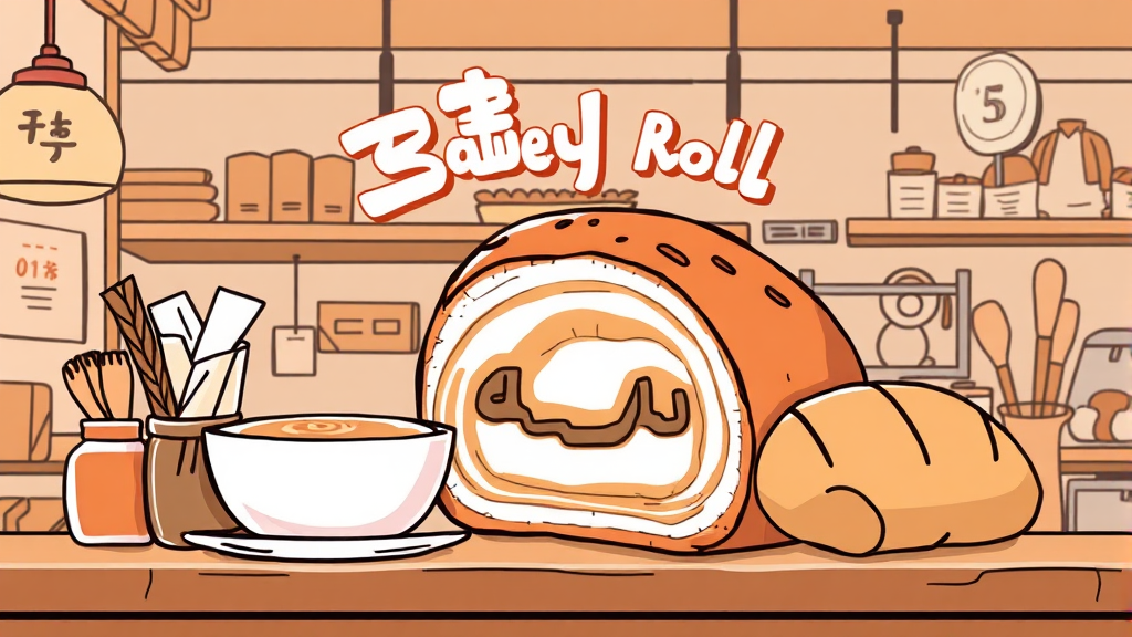 두바이 쫀득롤: 어디서 살 수 있나? (illustration 스타일)