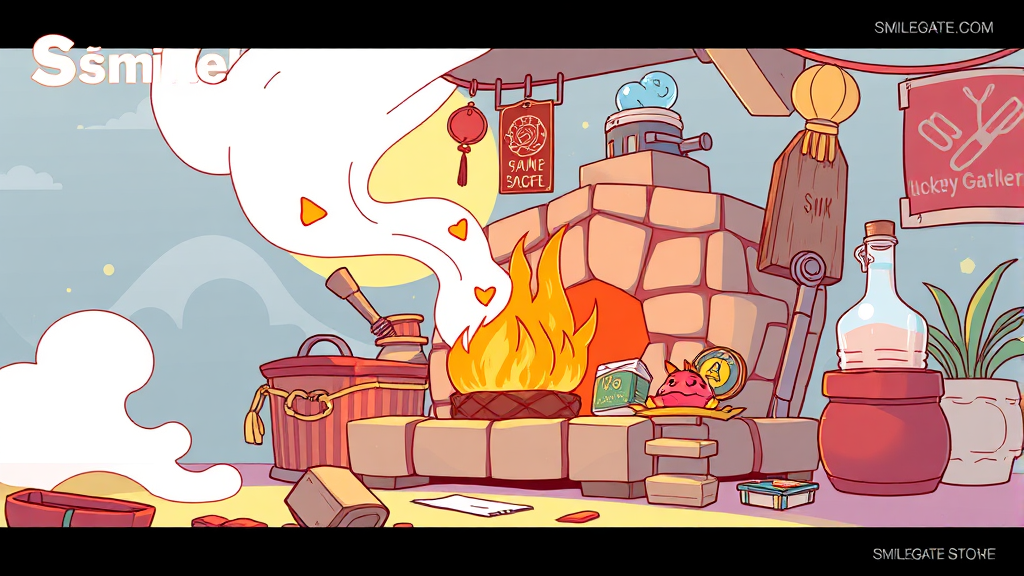 스토브 스토어 활용법 (illustration 스타일)