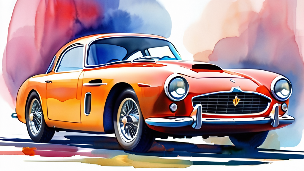 중고차 사고 이력 확인, 왜 중요할까요? (watercolor 스타일)