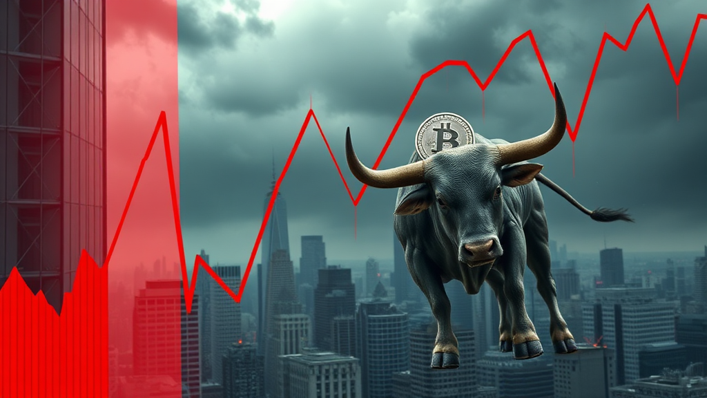 비트코인, 왜 하락했을까? (realistic 스타일)
