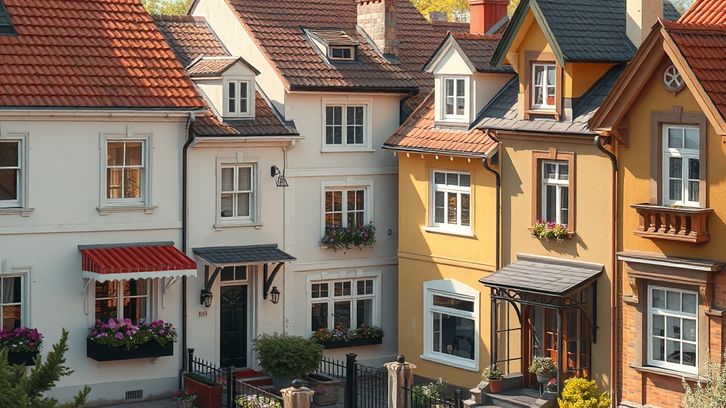 공공임대 유형별 특징 비교 (realistic 스타일)